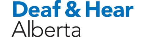 Deaf Hear Alberta logo